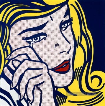 Roy Lichtenstein œuvres - fille qui pleure 1964 Roy Lichtenstein